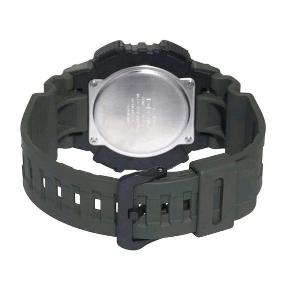 Casio Men's Tough Solar Quartz Alarm World Time Resin 46mm Watch AQS810W-2A3V - Picture 2 of 8